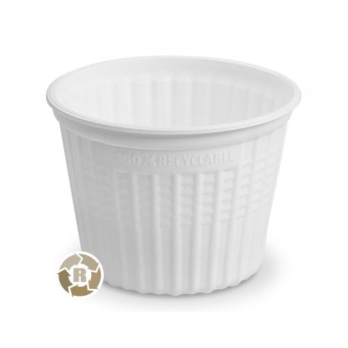 Food Becher 500ml AIRPAC PP weiß Ø11,5 x 8,5cm